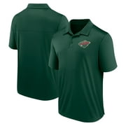 Men's Fanatics Green Minnesota Wild Left Side Block Polo